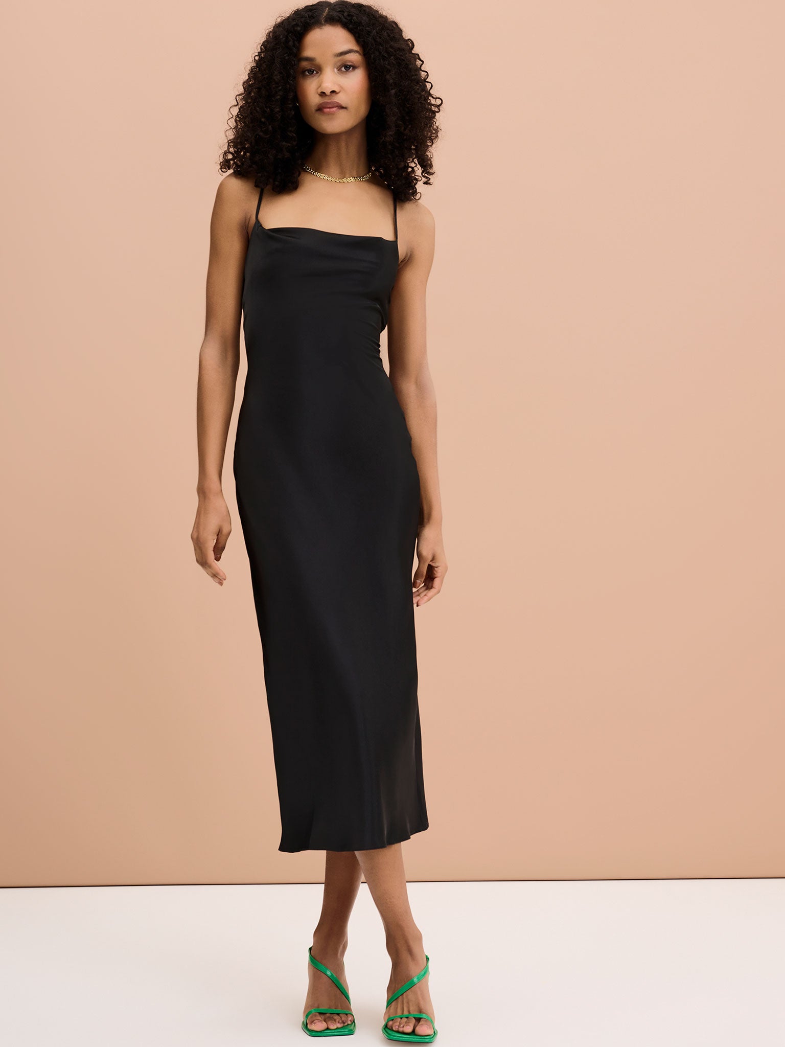 Riviera Midi Dress in Black | OMNES | Dresses | Party Wear | Sustainable &  Affordable Clothing | Shop Women's Fashion