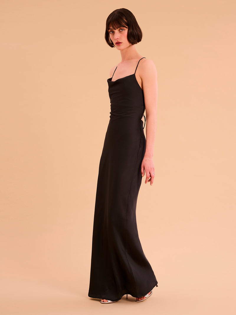 Ginny Maxi Dress in Black