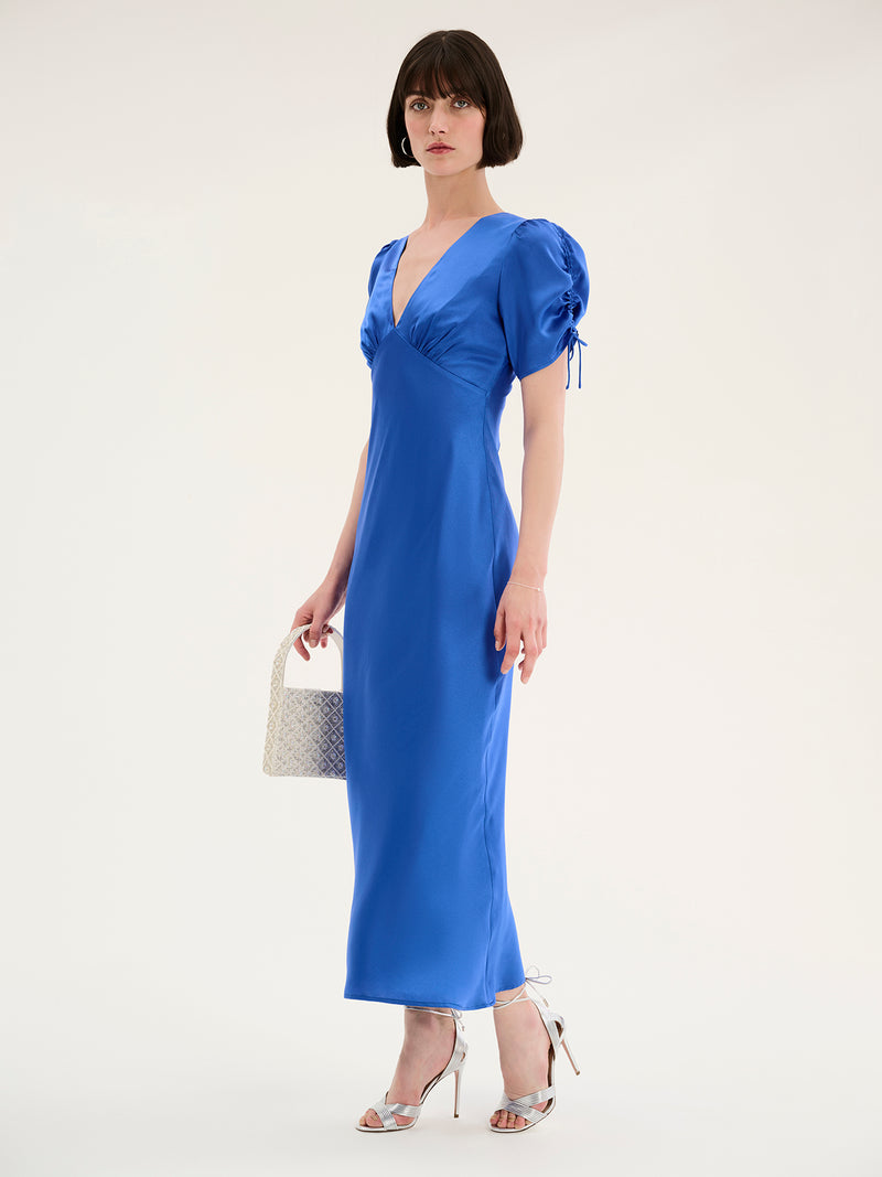 Jemima Dress in Cobalt