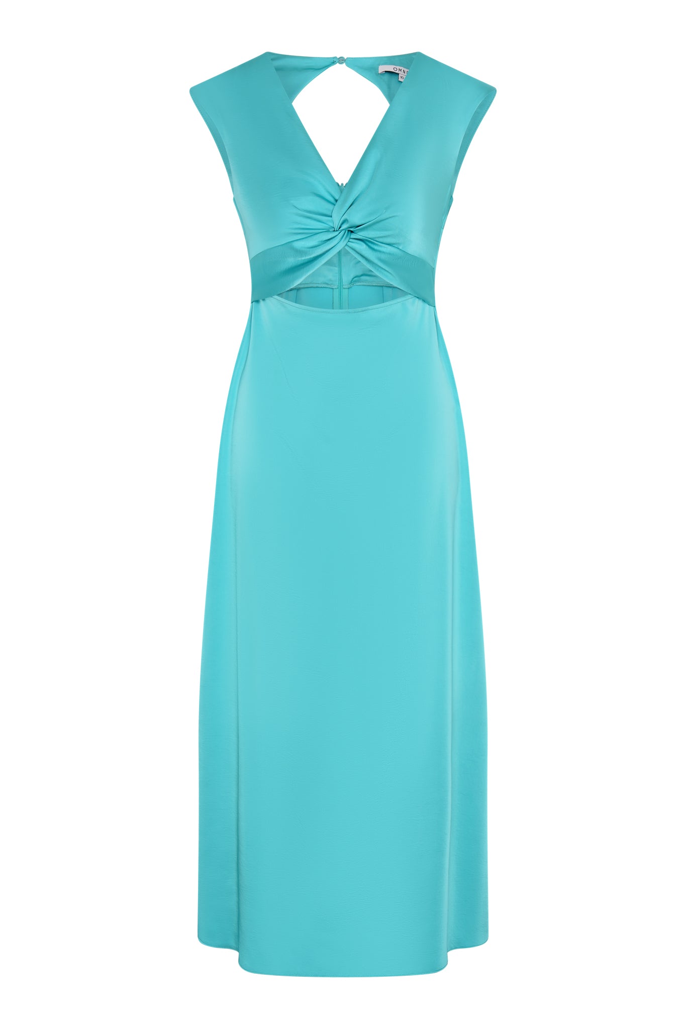 Marin Twist Dress in Turquoise