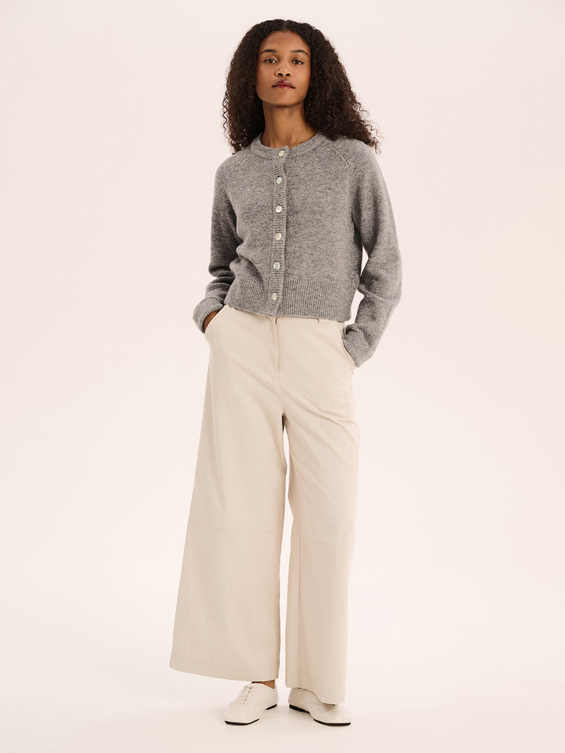 Tasmin Trouser in Ecru