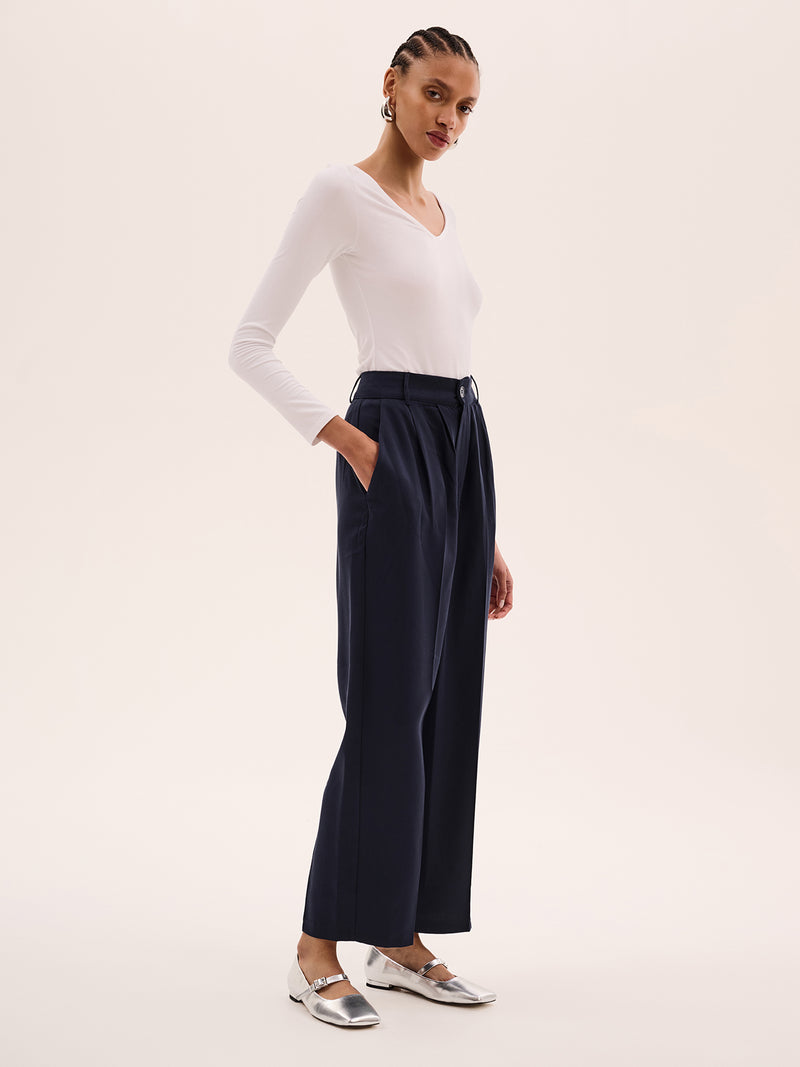 Cinnamon Tall Trouser in Navy