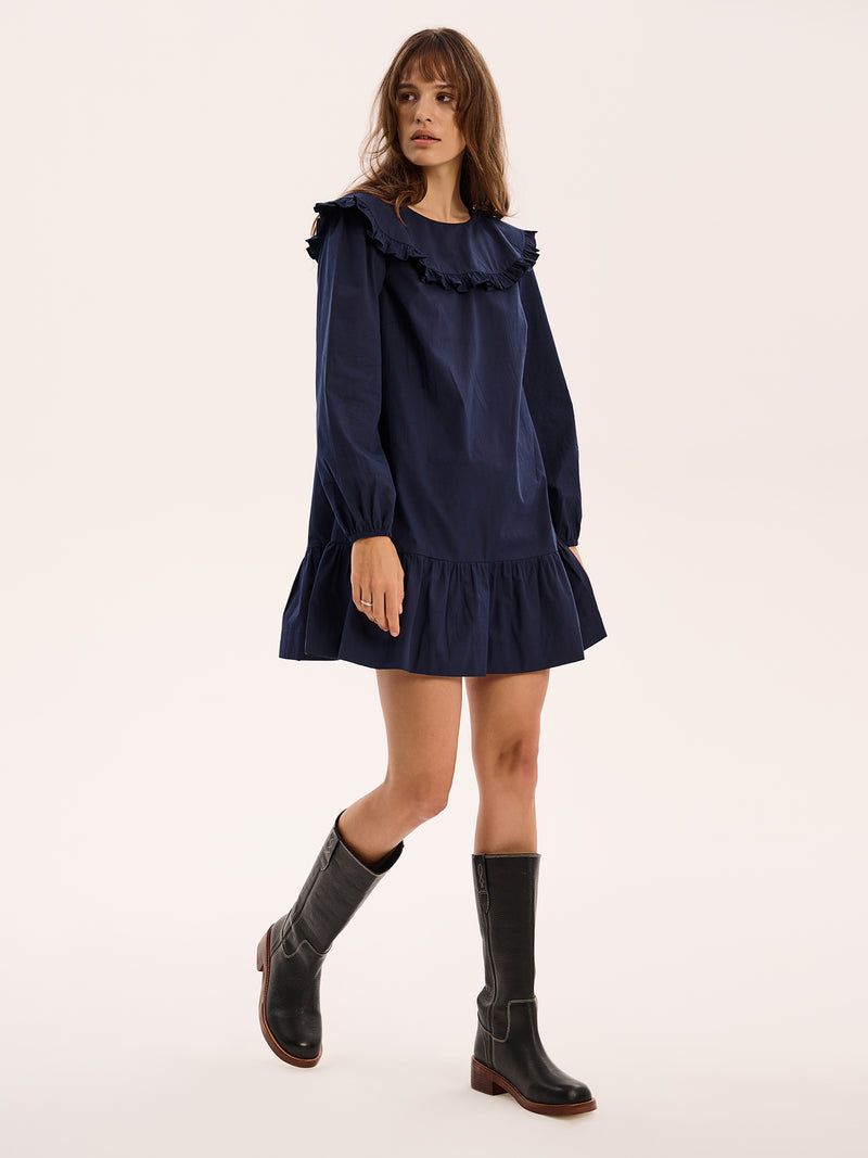 Emili Mini Dress in Navy