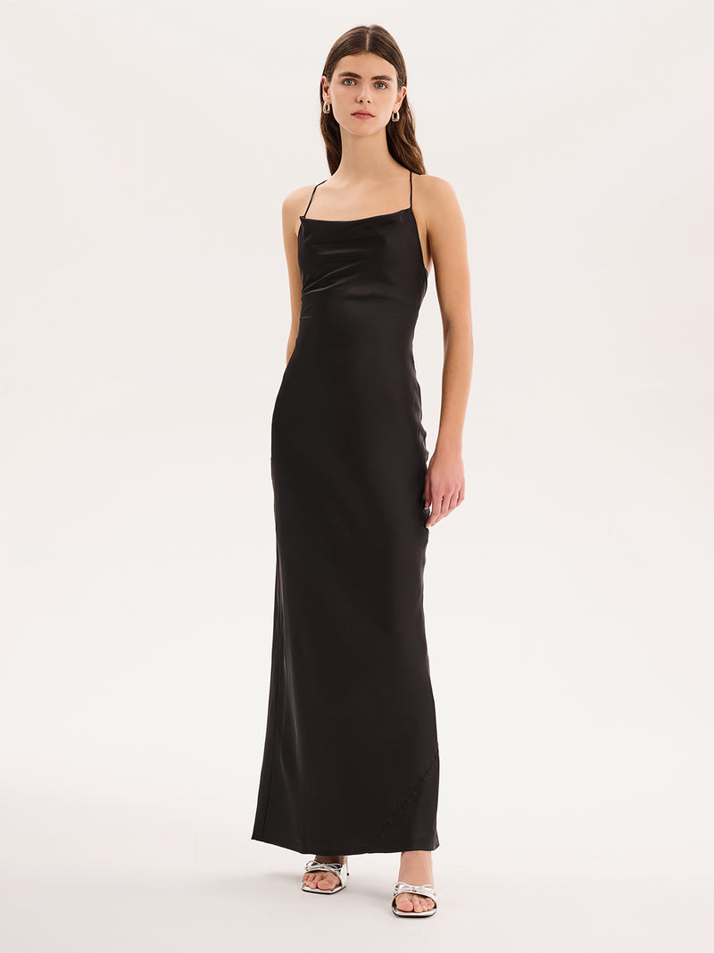 Ginny Maxi Dress in Black