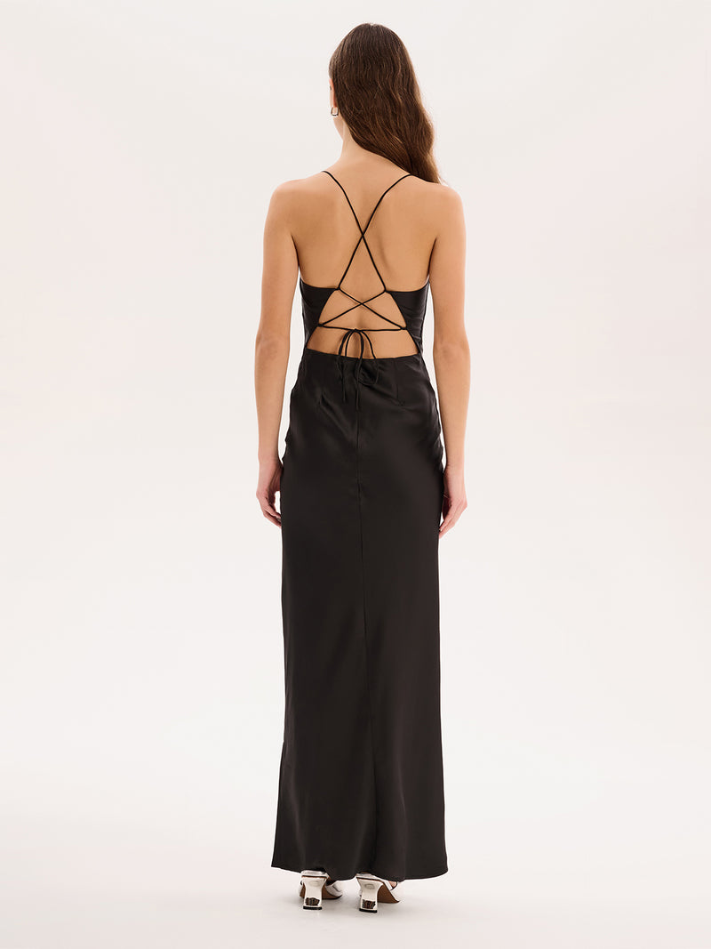 Ginny Maxi Dress in Black