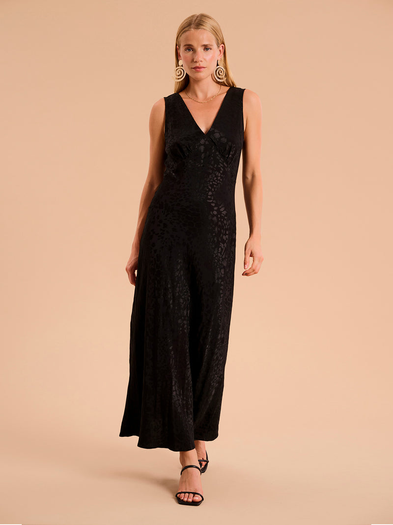 Iris Maxi Dress in Black