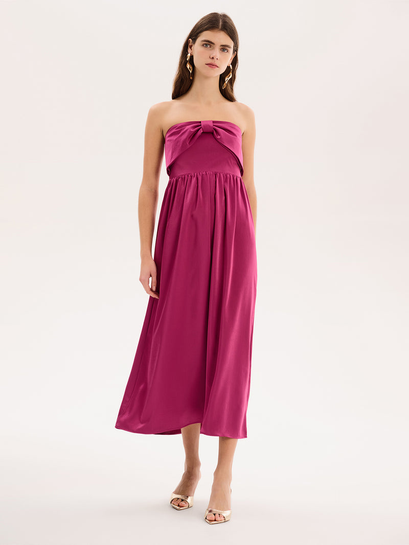 Millie Dress in Magenta