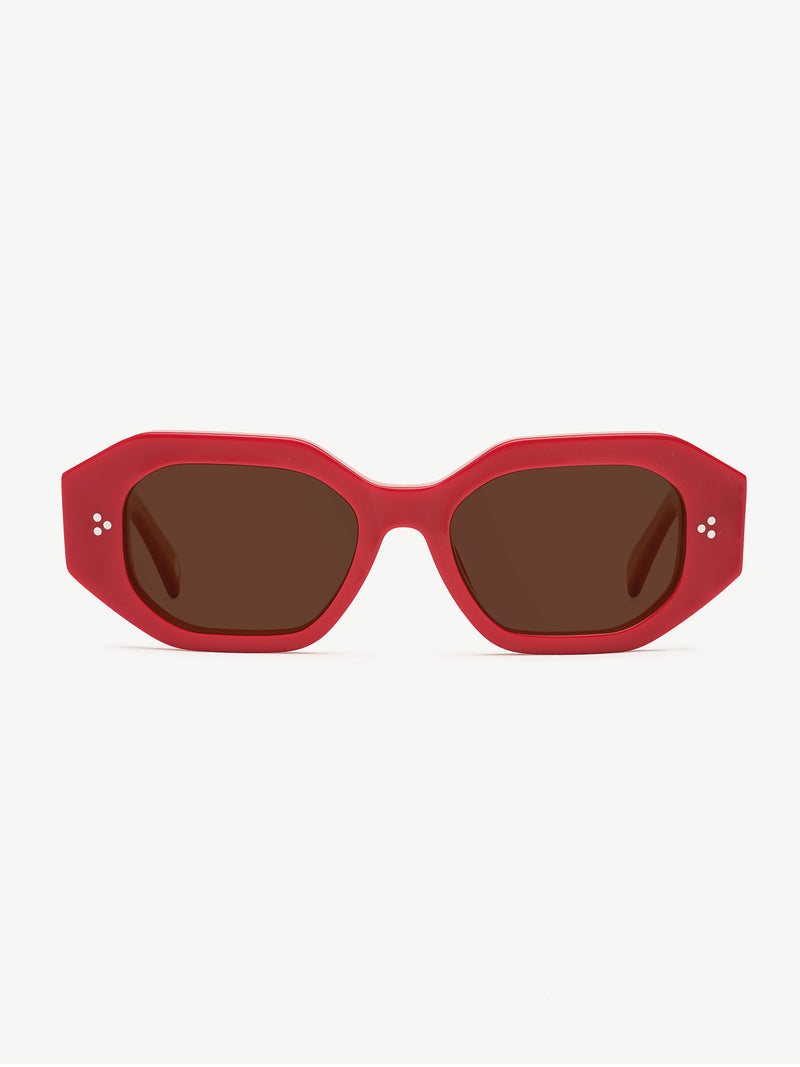 OMNES x bloobloom limited edition sunglasses in Ruby