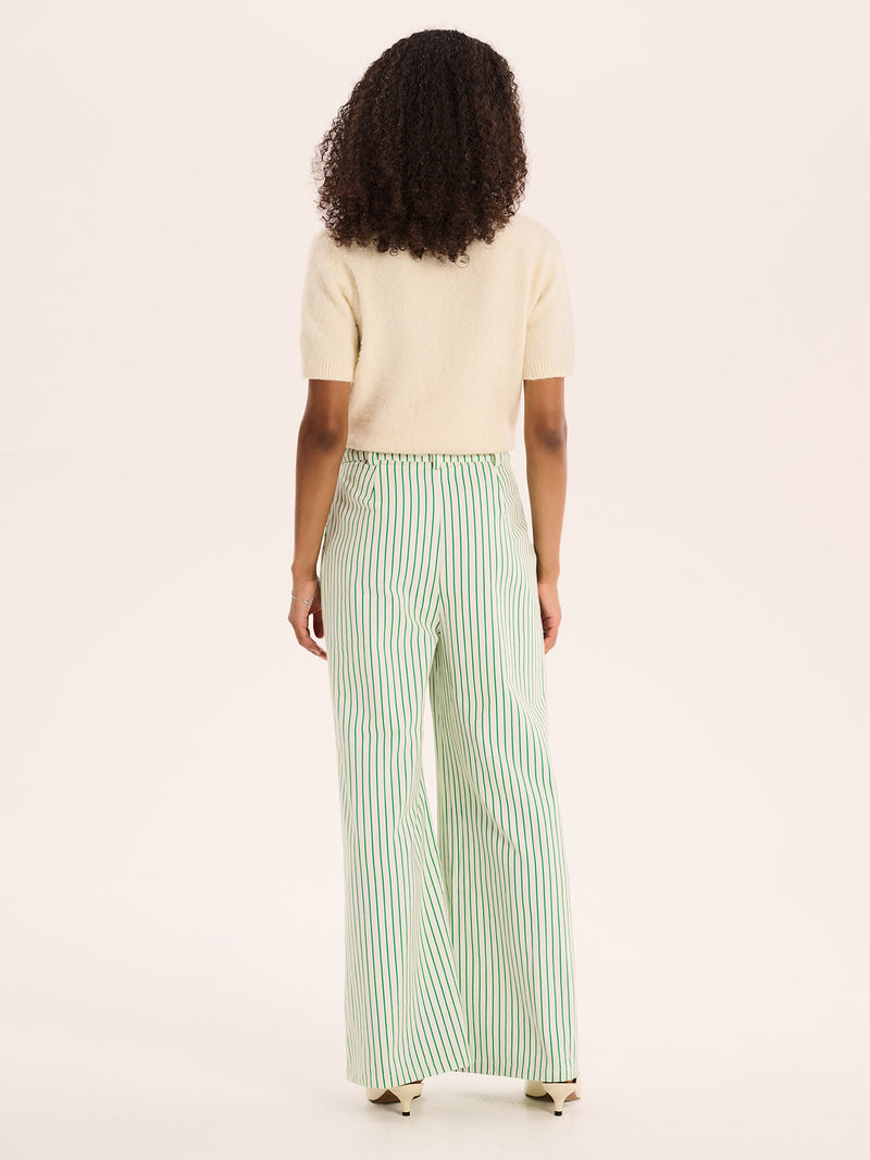 Samara Wide Leg Striped Trouser