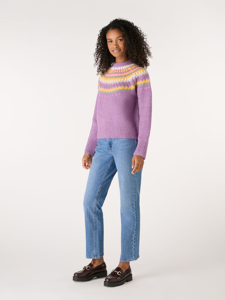 Isla Patterned Yoke Jumper OMNES Knitwear Sustainable