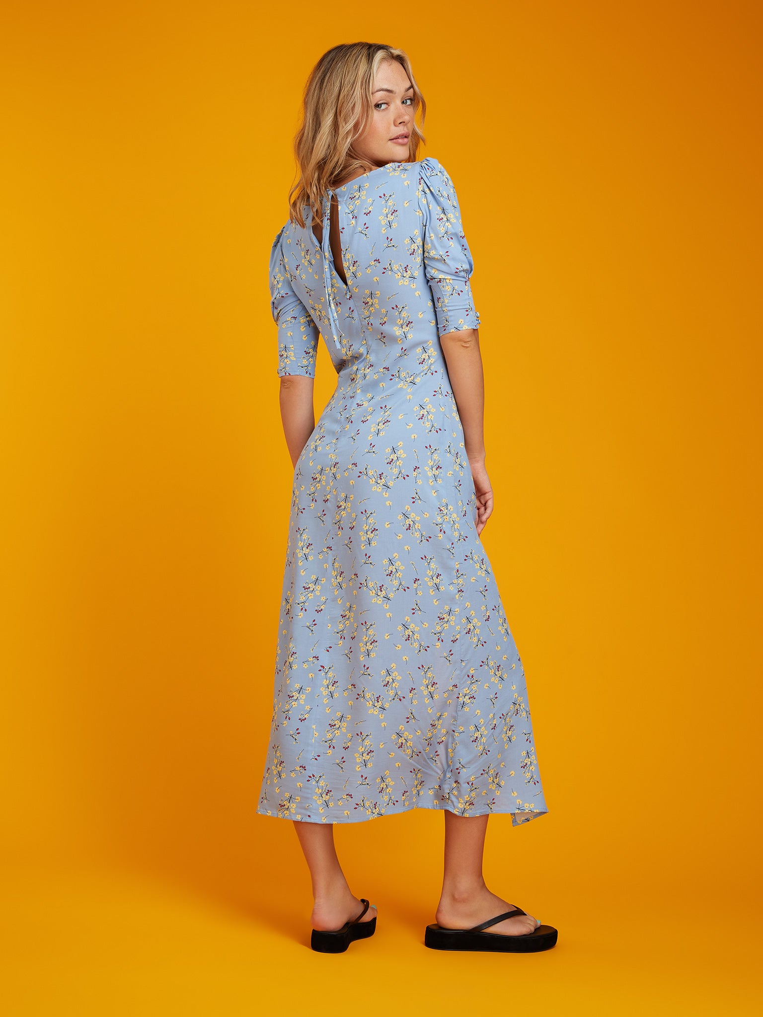 Faithfull the brand shop ari midi dress